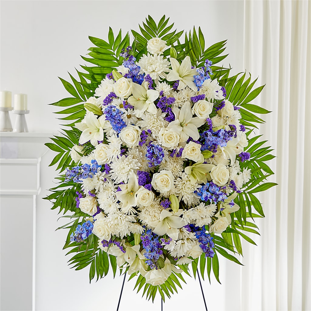 At Rest Standing Spray – FRUIT & FLOWER CREATIONS, Portland OR