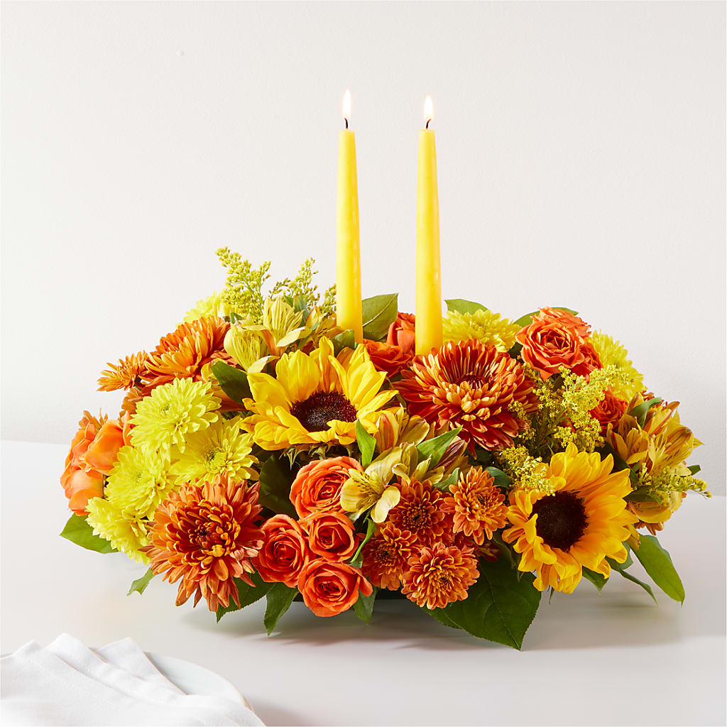 Autumn Harmony Centerpiece – FRUIT & FLOWER CREATIONS, Portland OR