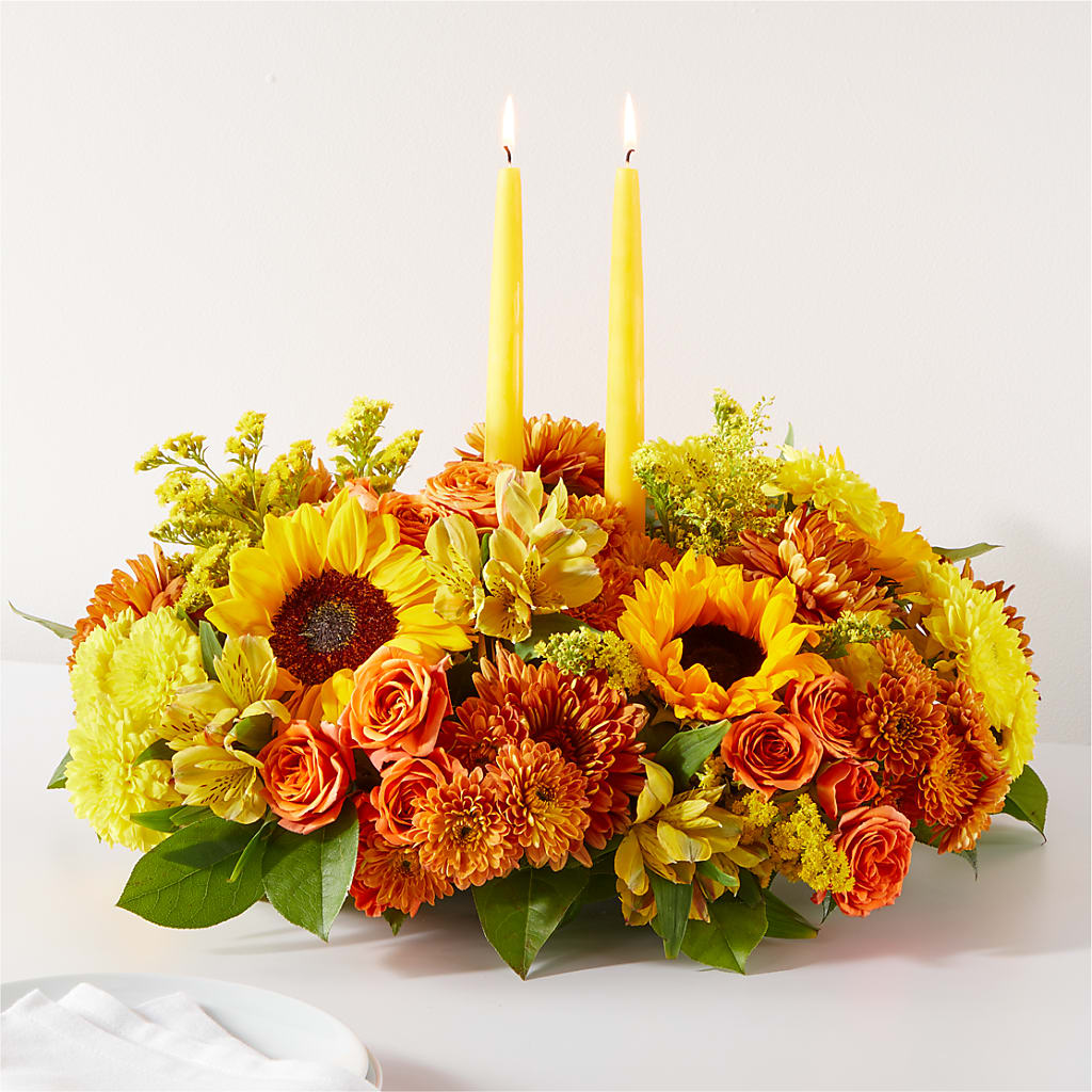 Autumn Harmony Centerpiece – FRUIT & FLOWER CREATIONS, Portland OR