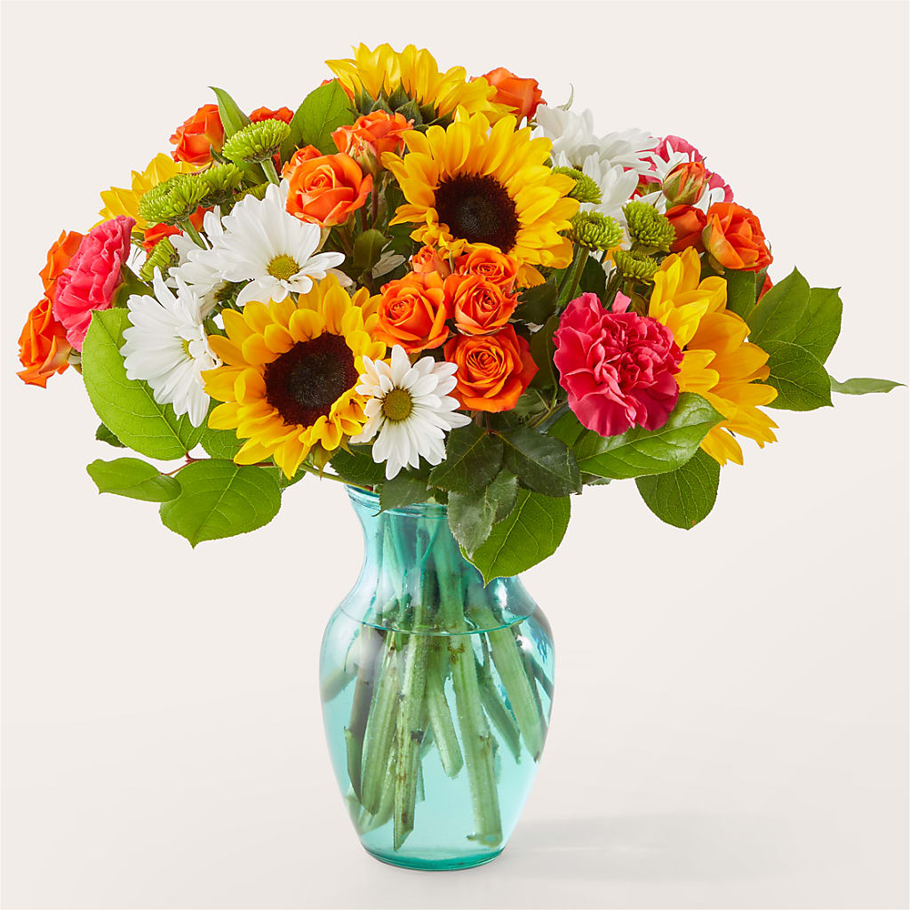 Sun-drenched Blooms Bouquet – FRUIT & FLOWER CREATIONS, Portland OR