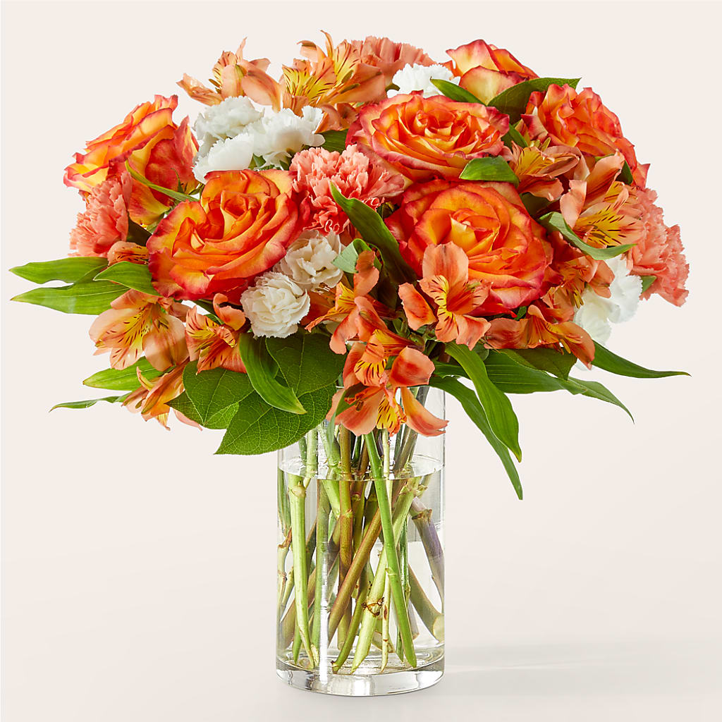 Apricot Glow Bouquet – FRUIT & FLOWER CREATIONS, Portland OR
