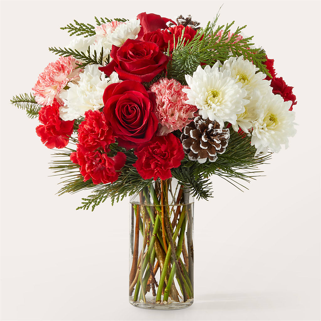 Candy Cane Lane Bouquet – FRUIT & FLOWER CREATIONS, Portland OR