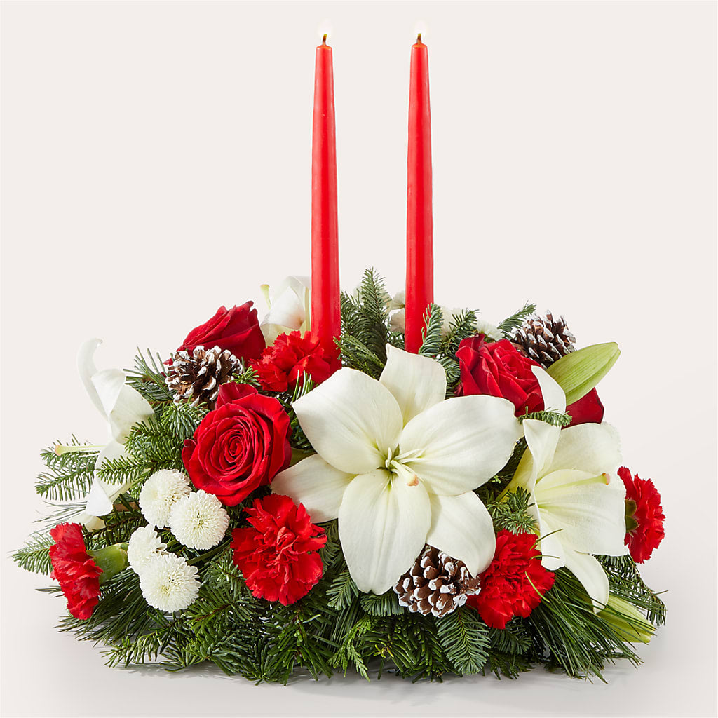Seasonal Festivities Centerpiece – FRUIT & FLOWER CREATIONS, Portland OR