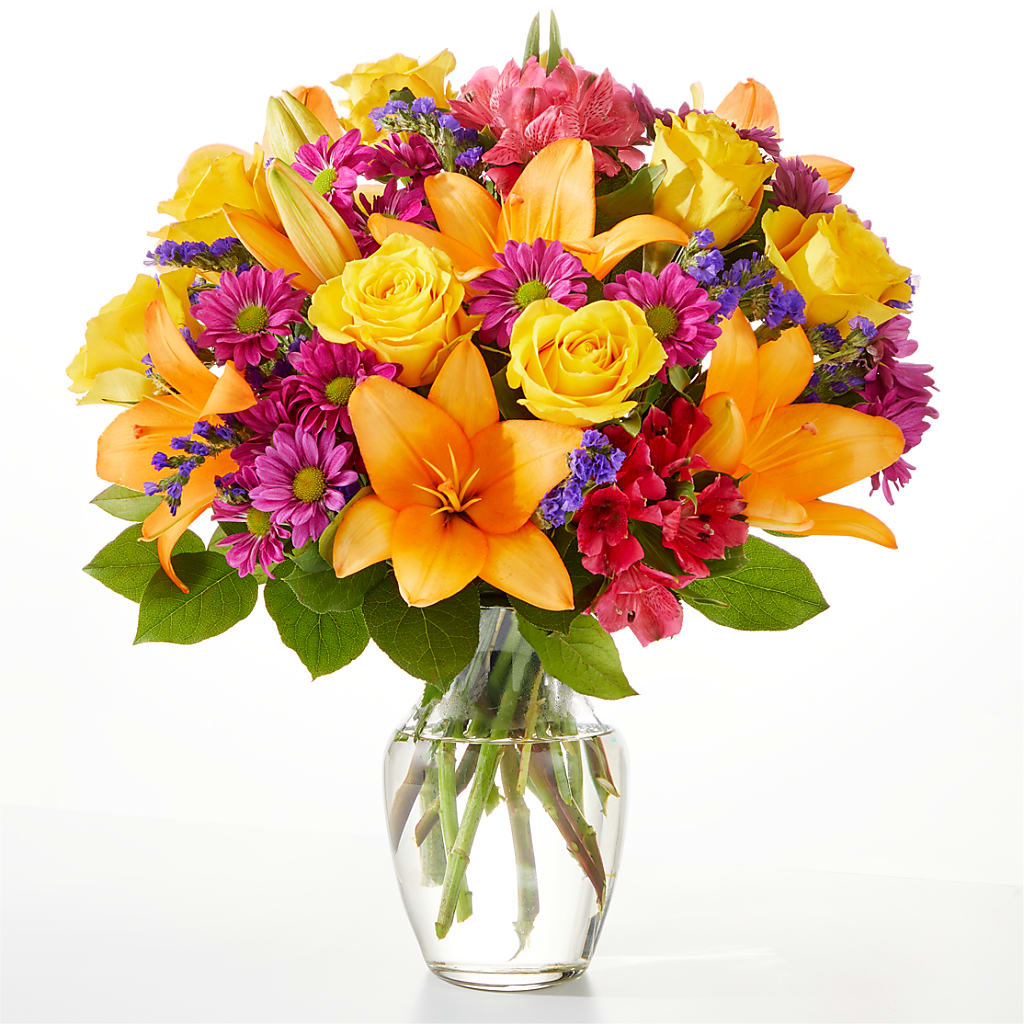 Colorful Visions Bouquet – FRUIT & FLOWER CREATIONS, Portland OR