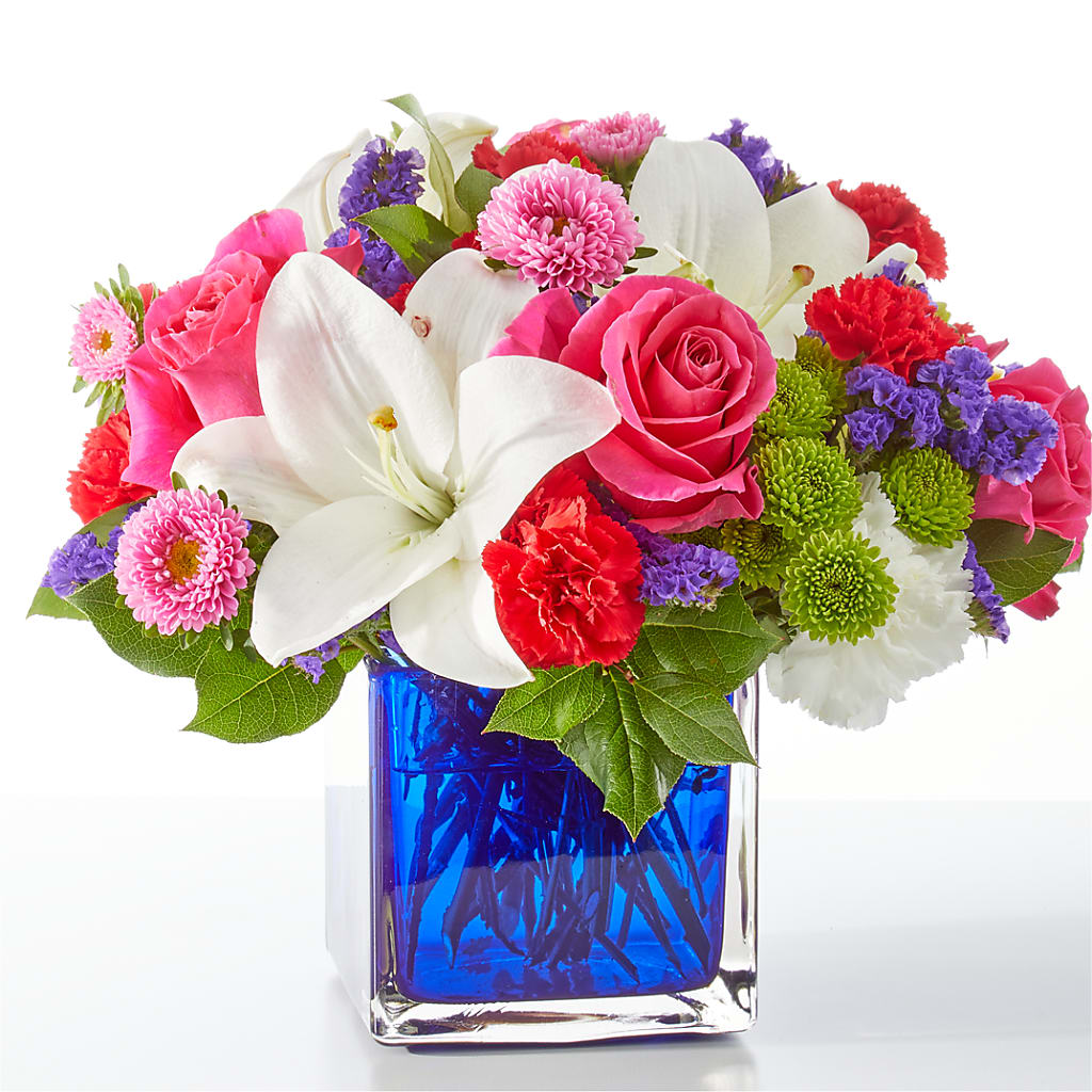 Quality Time Bouquet – FRUIT & FLOWER CREATIONS, Portland OR