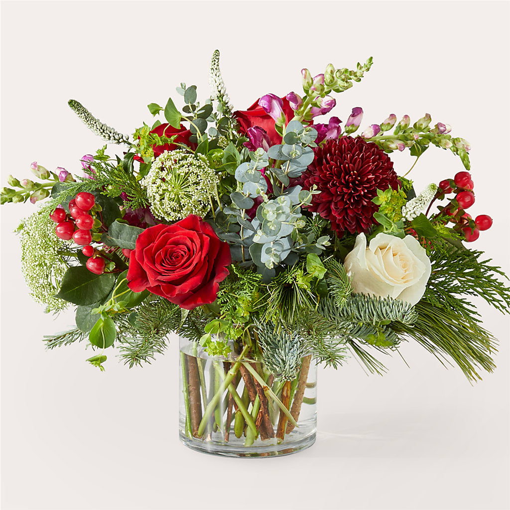 Cranberry Fizz Bouquet – FRUIT & FLOWER CREATIONS, Portland OR