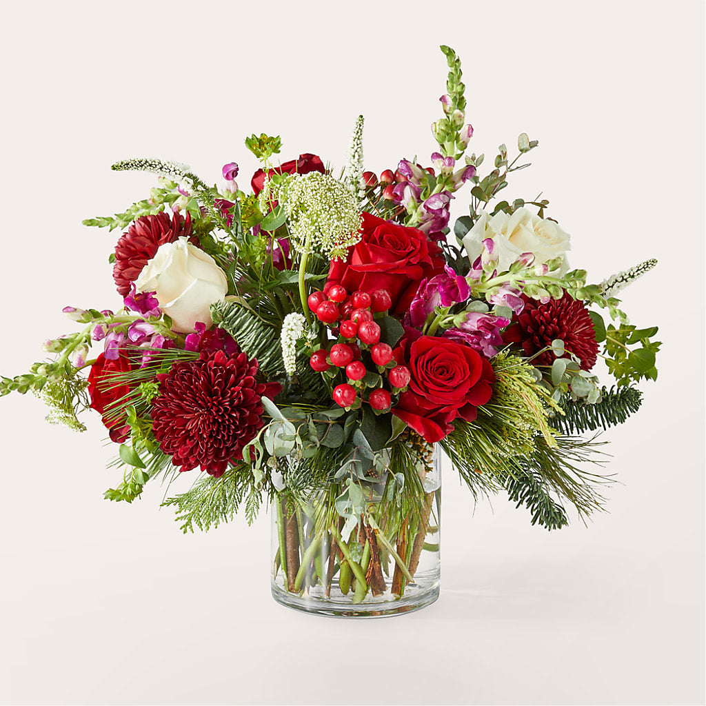 Cranberry Fizz Bouquet – FRUIT & FLOWER CREATIONS, Portland OR