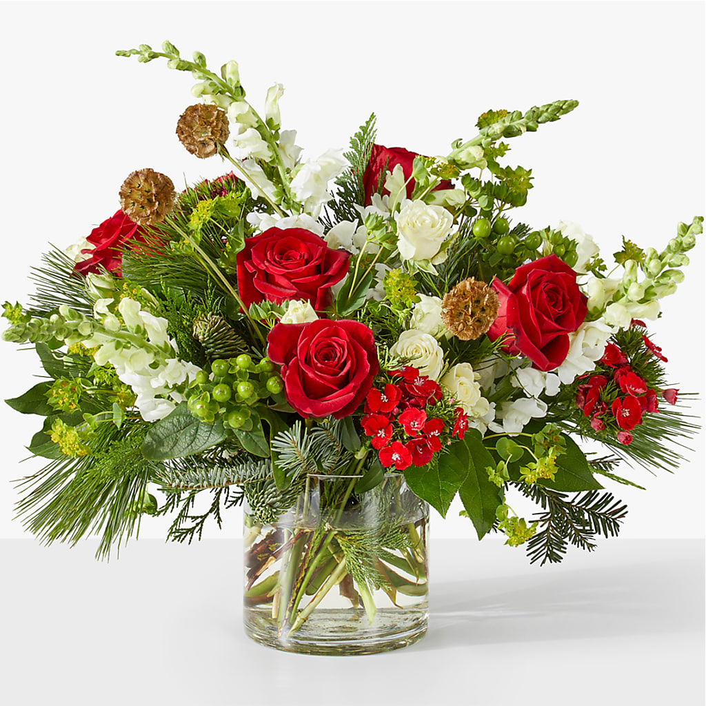 Deck the Halls Bouquet – FRUIT & FLOWER CREATIONS, Portland OR