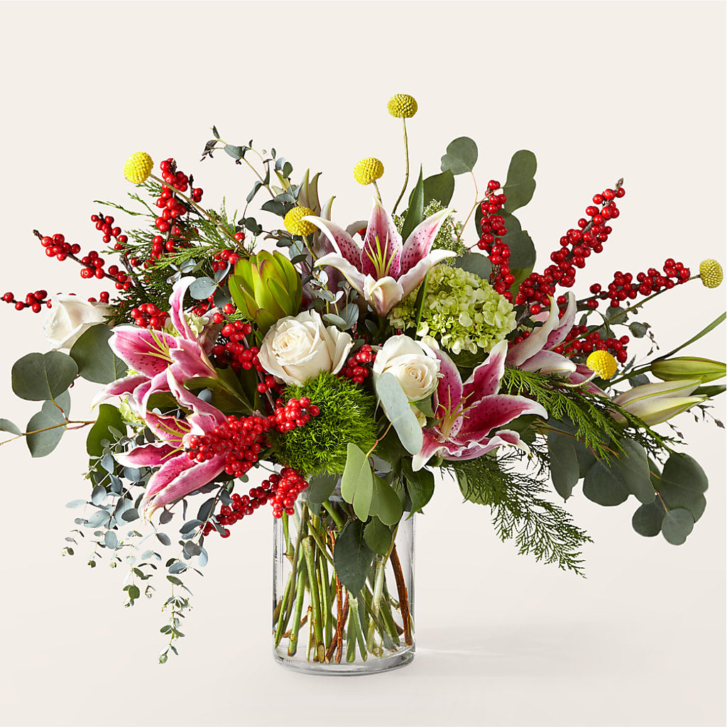 Berry & Bright Bouquet – FRUIT & FLOWER CREATIONS, Portland OR