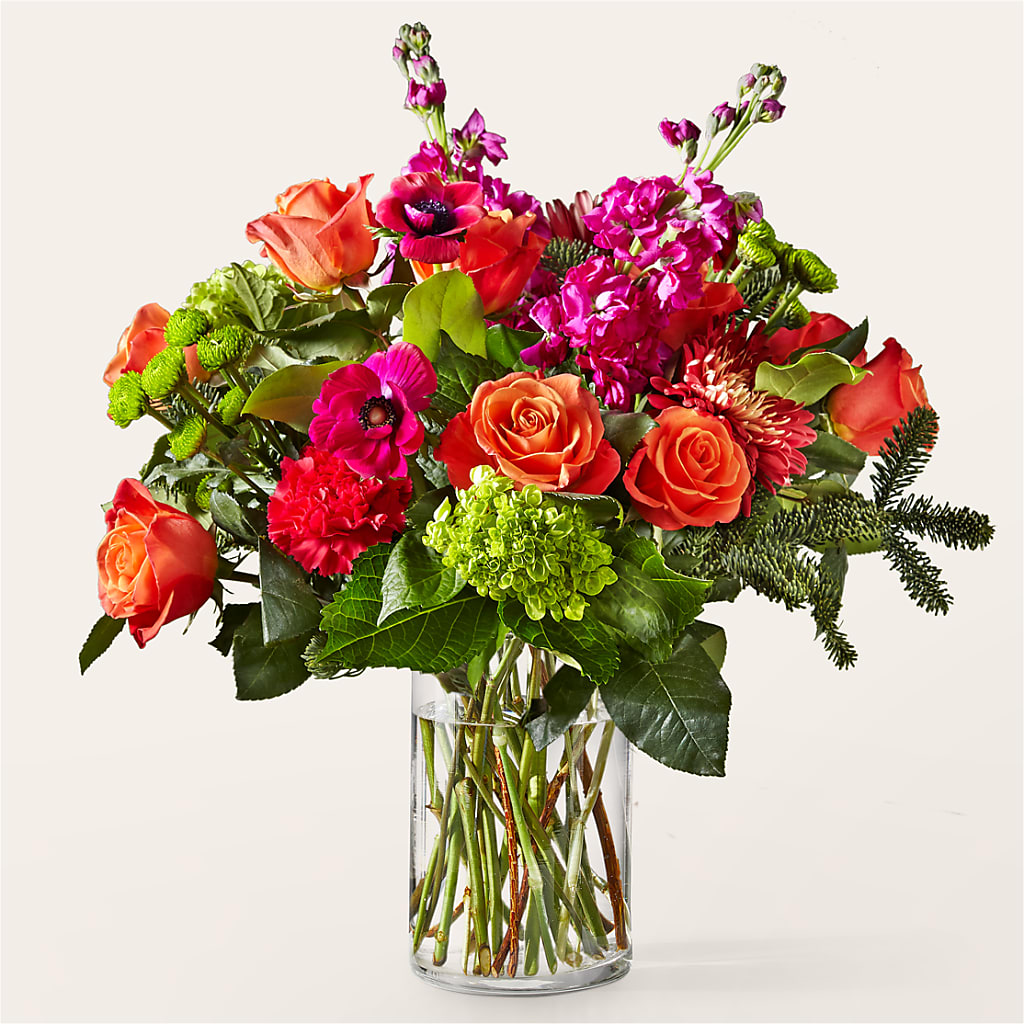 All the Tinsel Bouquet – FRUIT & FLOWER CREATIONS, Portland OR