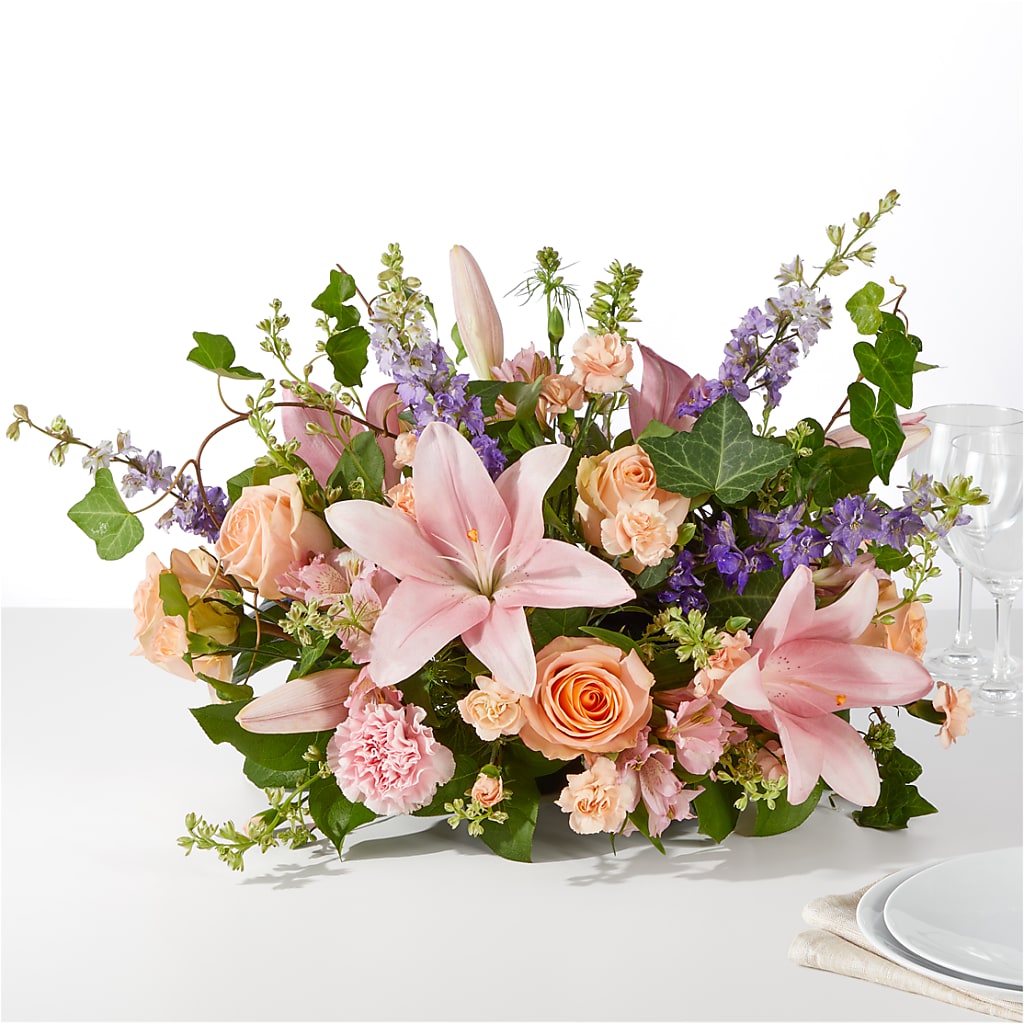 Blossom Time Centerpiece – FRUIT & FLOWER CREATIONS, Portland OR