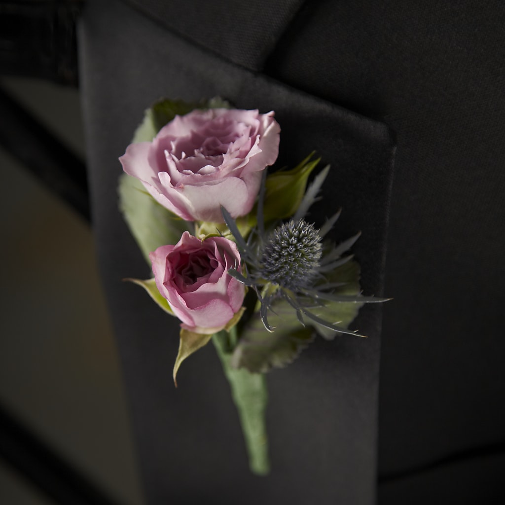 Veronica Boutonniere – FRUIT & FLOWER CREATIONS, Portland OR