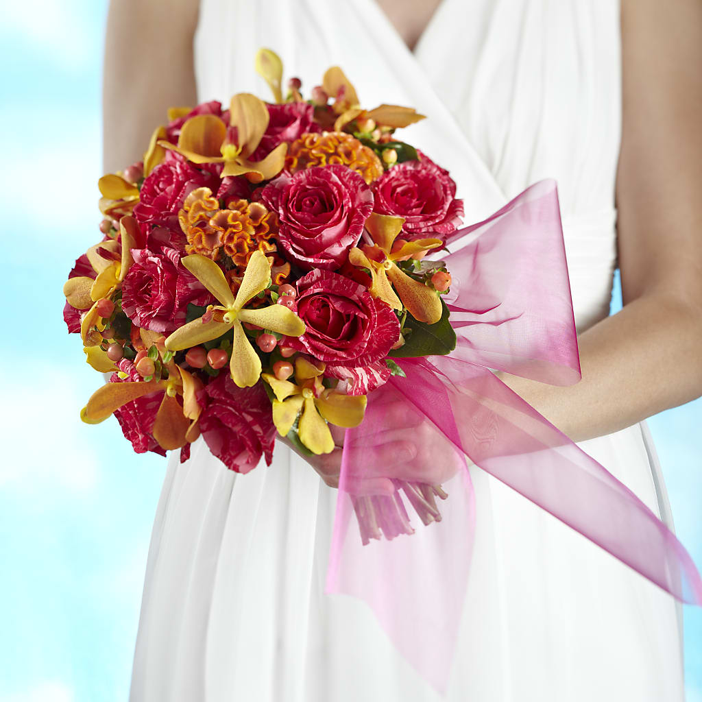 Brilliant Shades of Love Bouquet – FRUIT & FLOWER CREATIONS, Portland OR