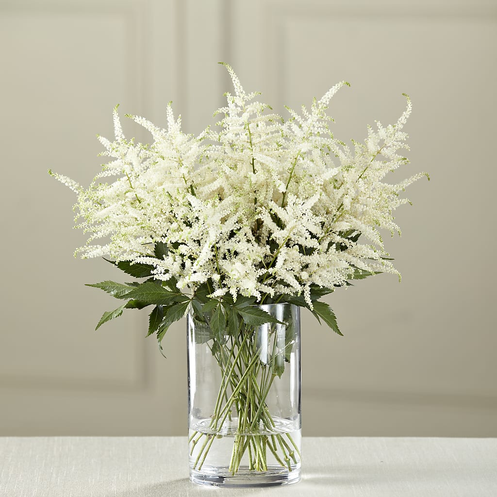White Astilbe Bouquet – FRUIT & FLOWER CREATIONS, Portland OR