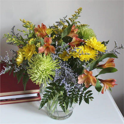 Marmalade Skies Bouquet – FRUIT & FLOWER CREATIONS, Portland OR