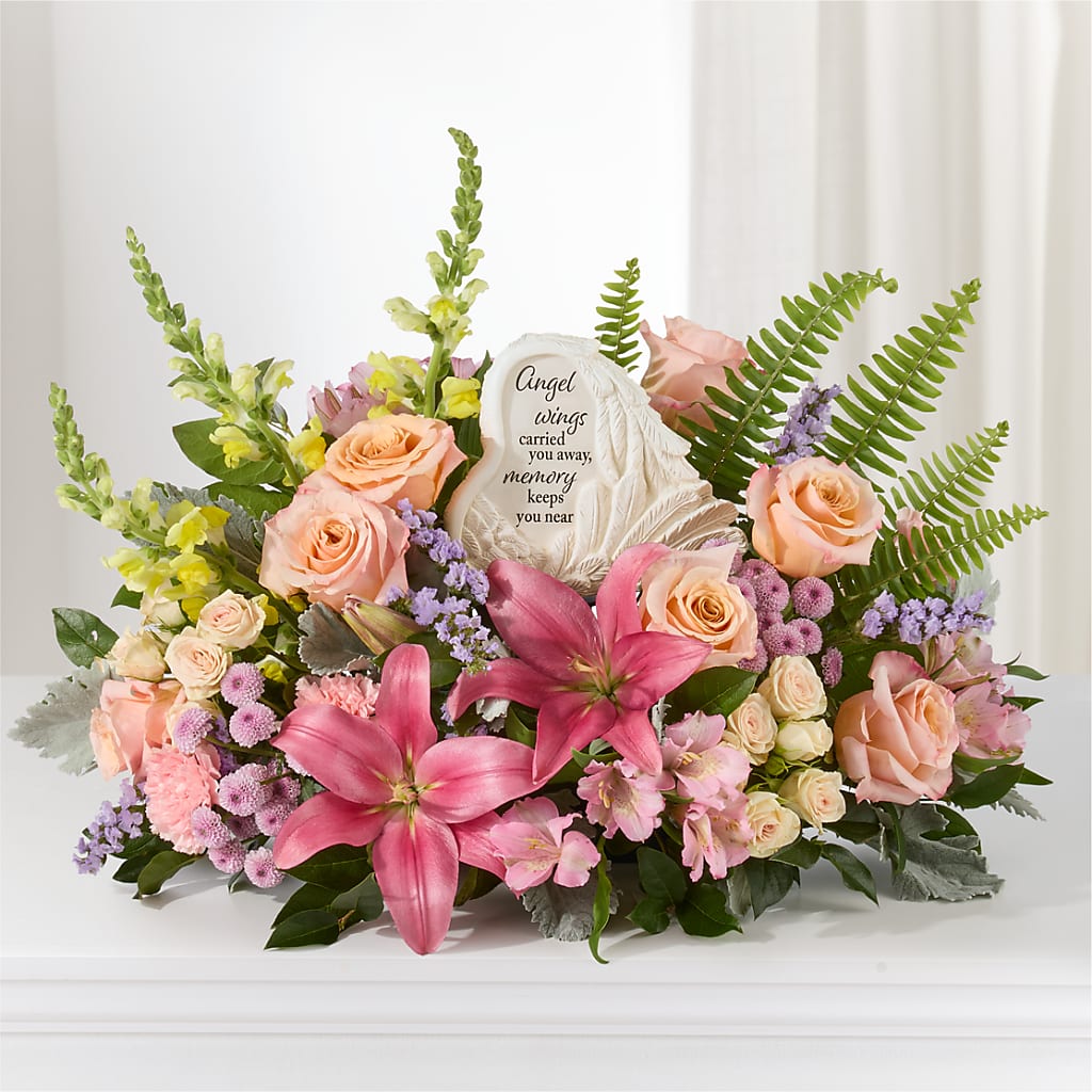 Gentle Light Arrangement – FRUIT & FLOWER CREATIONS, Portland OR