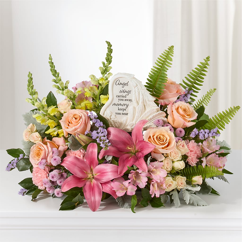 Gentle Light Arrangement – FRUIT & FLOWER CREATIONS, Portland OR