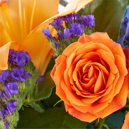 Radiant Citrus Box Bouquet – FRUIT & FLOWER CREATIONS, Portland OR