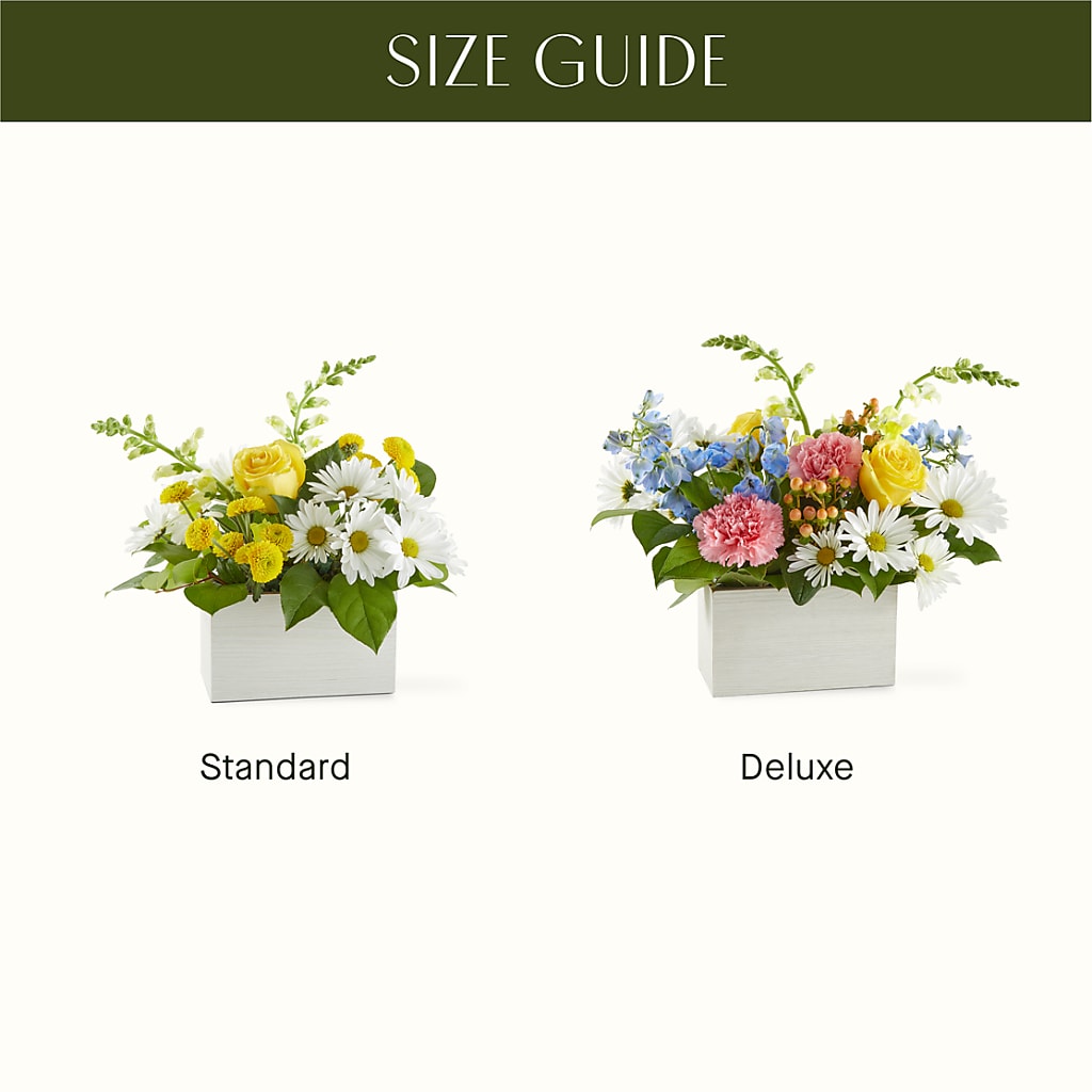 Sun Salutation Box Bouquet – FRUIT & FLOWER CREATIONS, Portland OR