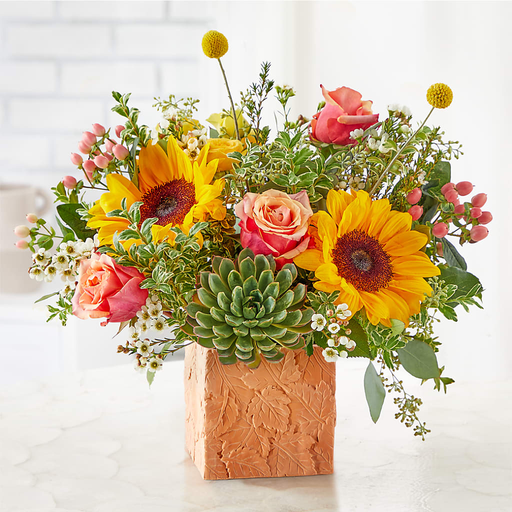 Sunflower Season Bouquet – FRUIT & FLOWER CREATIONS, Portland OR