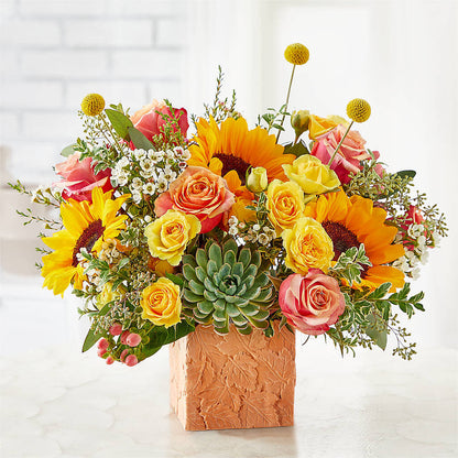 Sunflower Season Bouquet – FRUIT & FLOWER CREATIONS, Portland OR