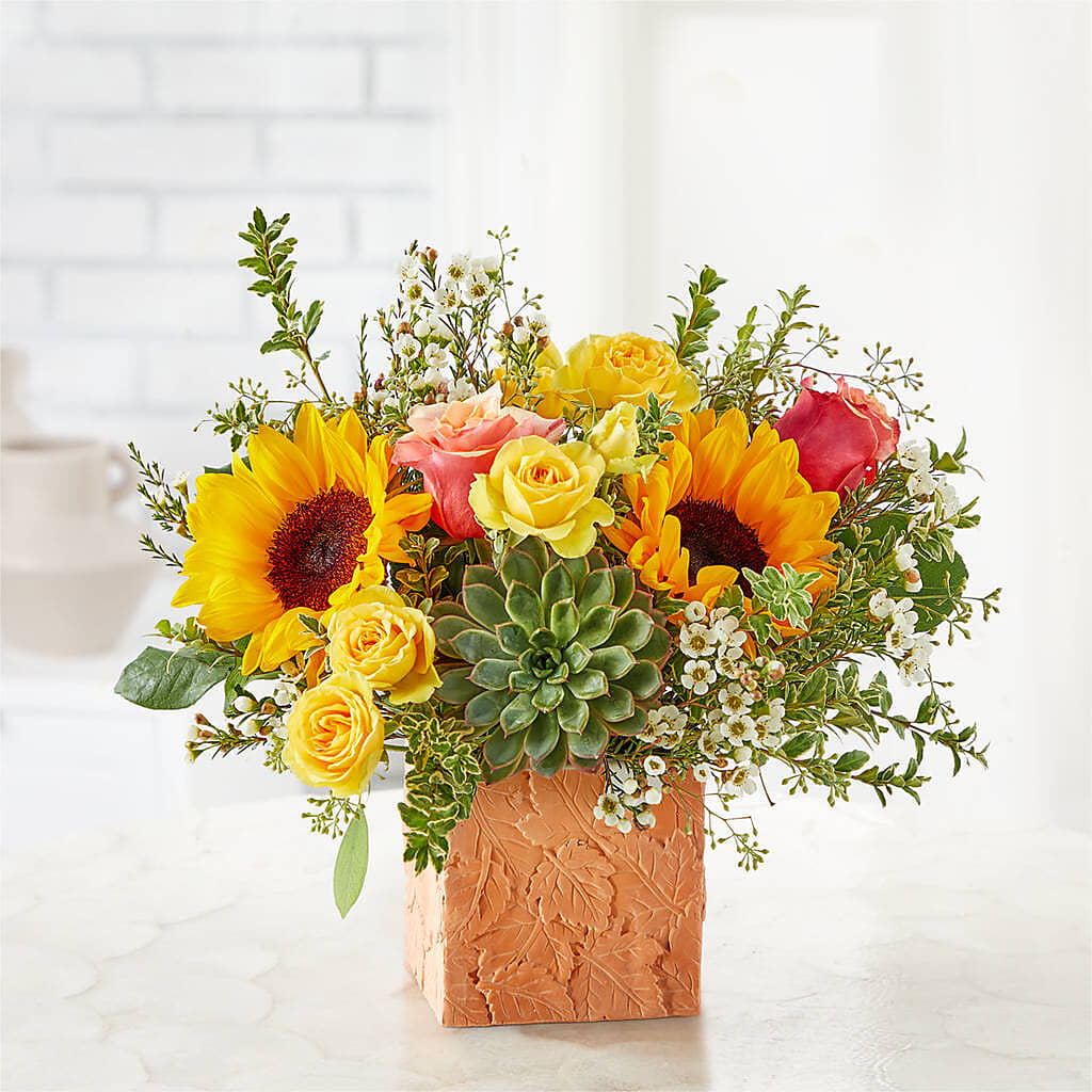 Sunflower Season Bouquet – FRUIT & FLOWER CREATIONS, Portland OR