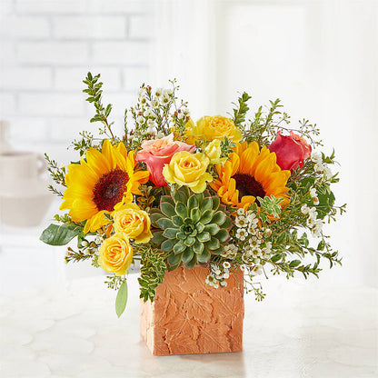 Sunflower Season Bouquet – FRUIT & FLOWER CREATIONS, Portland OR