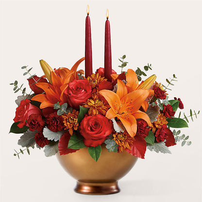 Fruits of Fall Centerpiece – FRUIT & FLOWER CREATIONS, Portland OR