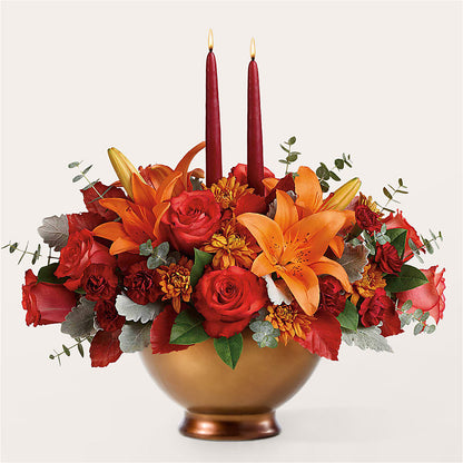 Fruits of Fall Centerpiece – FRUIT & FLOWER CREATIONS, Portland OR