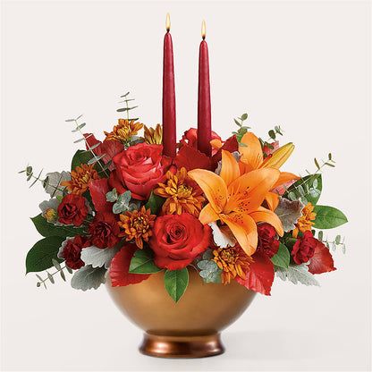 Fruits of Fall Centerpiece – FRUIT & FLOWER CREATIONS, Portland OR