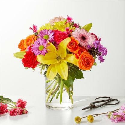 Cue the Confetti - A Florist Original – FRUIT & FLOWER CREATIONS, Portland OR