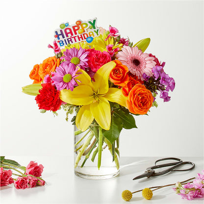 Cue the Confetti - A Florist Original – FRUIT & FLOWER CREATIONS, Portland OR