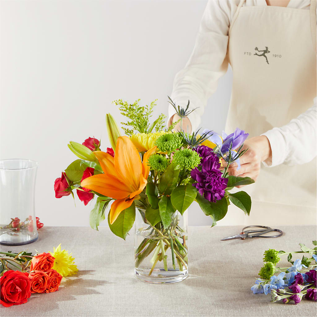Summer Spectra - A Florist Original – FRUIT & FLOWER CREATIONS, Portland OR