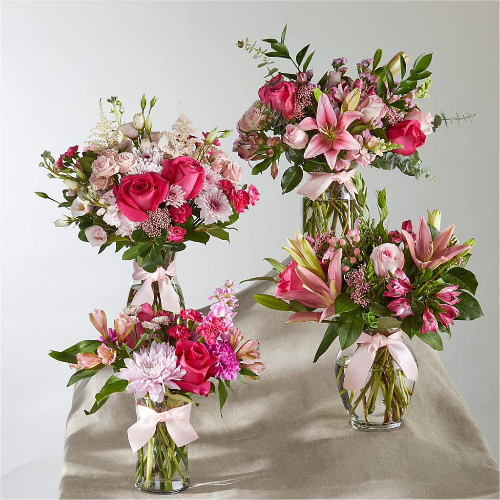 Pink Ribbon - A Florist Original – FRUIT & FLOWER CREATIONS, Portland OR