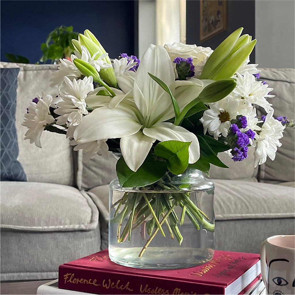 Beyond Blue Bouquet – FRUIT & FLOWER CREATIONS, Portland OR