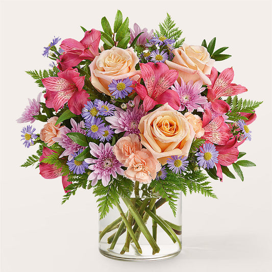 Sunset Serenade Bouquet – FRUIT & FLOWER CREATIONS, Portland OR
