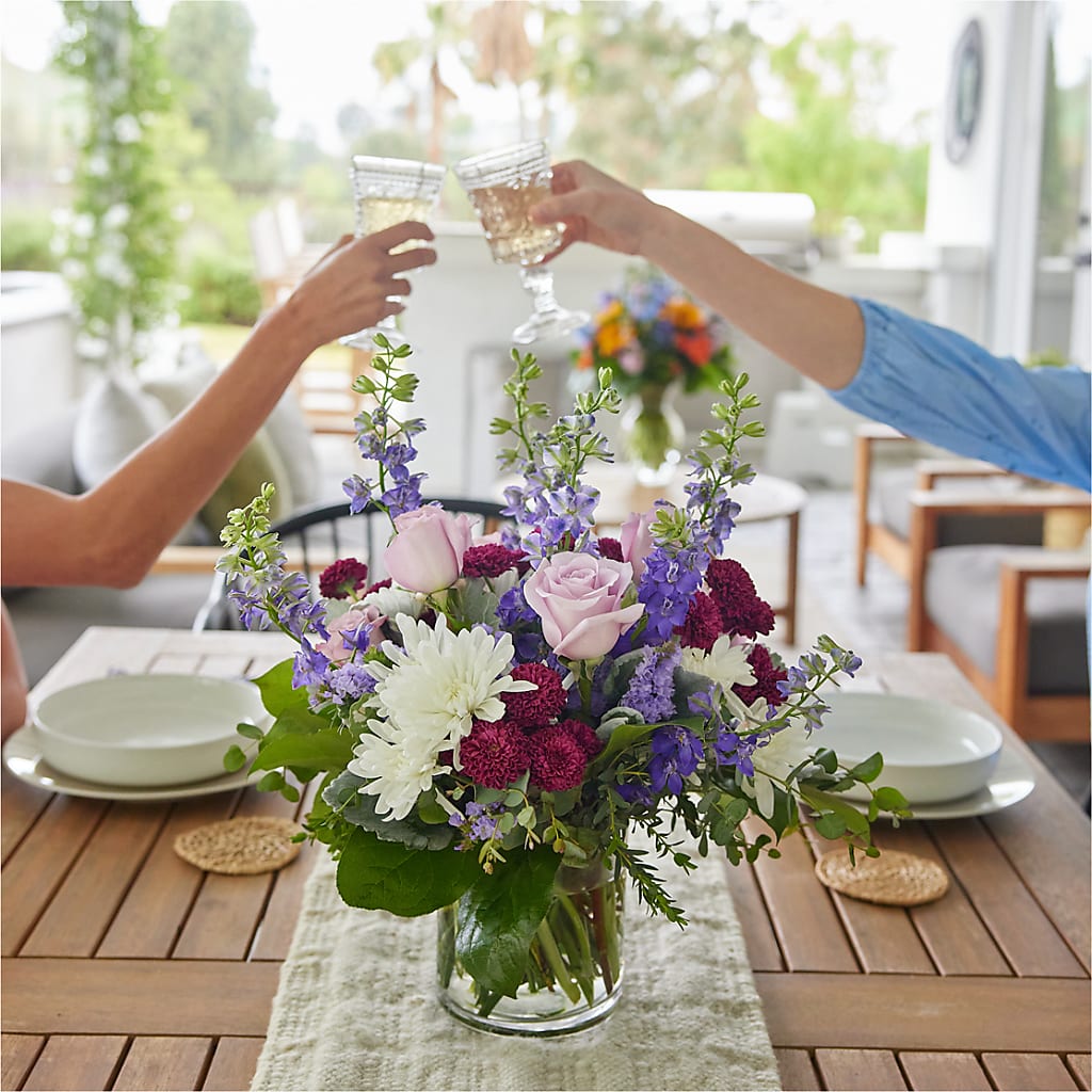 Violet Frost Bouquet – FRUIT & FLOWER CREATIONS, Portland OR