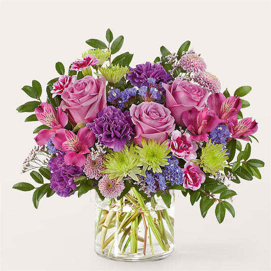 Glass Half Full Bouquet – FRUIT & FLOWER CREATIONS, Portland OR
