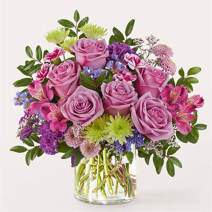 Glass Half Full Bouquet – FRUIT & FLOWER CREATIONS, Portland OR