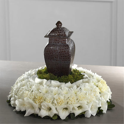 Encircling Grace Arrangement – FRUIT & FLOWER CREATIONS, Portland OR