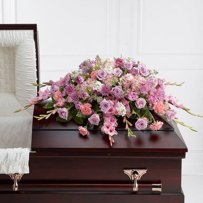 Immorata Casket Spray – FRUIT & FLOWER CREATIONS, Portland OR