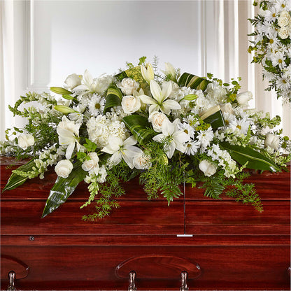 Abundance Casket Spray – FRUIT & FLOWER CREATIONS, Portland OR