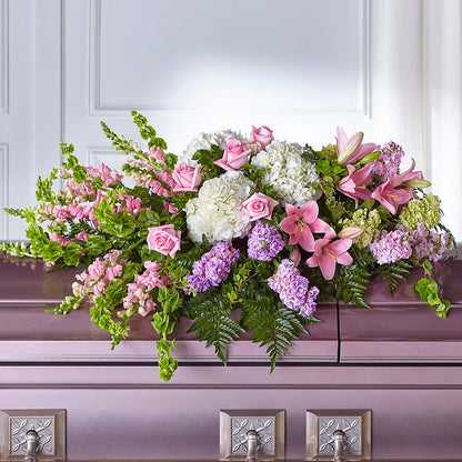 Life's Gratitude Casket Spray – FRUIT & FLOWER CREATIONS, Portland OR