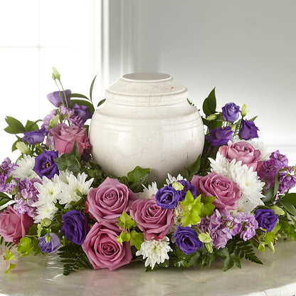 Blooming Sympathy Cremation Adornment – FRUIT & FLOWER CREATIONS, Portland OR