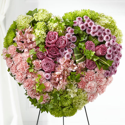 Heartwarming Standing Heart – FRUIT & FLOWER CREATIONS, Portland OR
