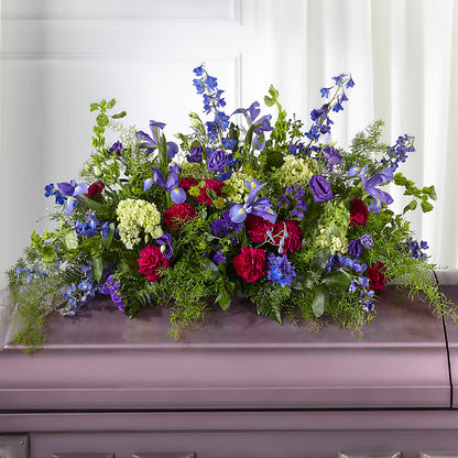 Always Treasured Casket Spray – FRUIT & FLOWER CREATIONS, Portland OR