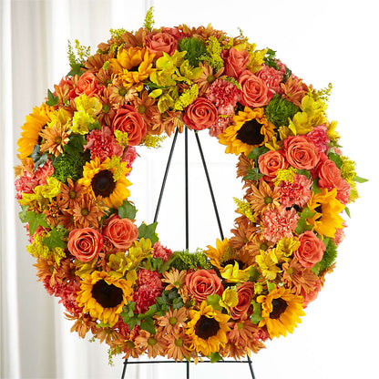 Autumnal Memories Wreath (Standard) – FRUIT & FLOWER CREATIONS, Portland OR