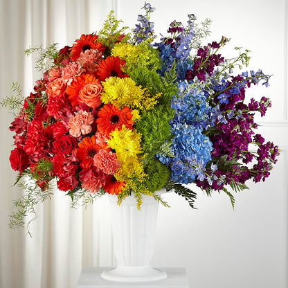 Pride & Unity Arrangement – FRUIT & FLOWER CREATIONS, Portland OR