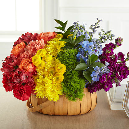 Prideful Basket – FRUIT & FLOWER CREATIONS, Portland OR