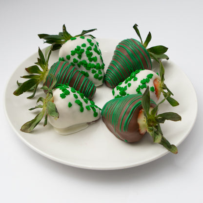 I Found A Four Leaf Clover Dipped Strawberries